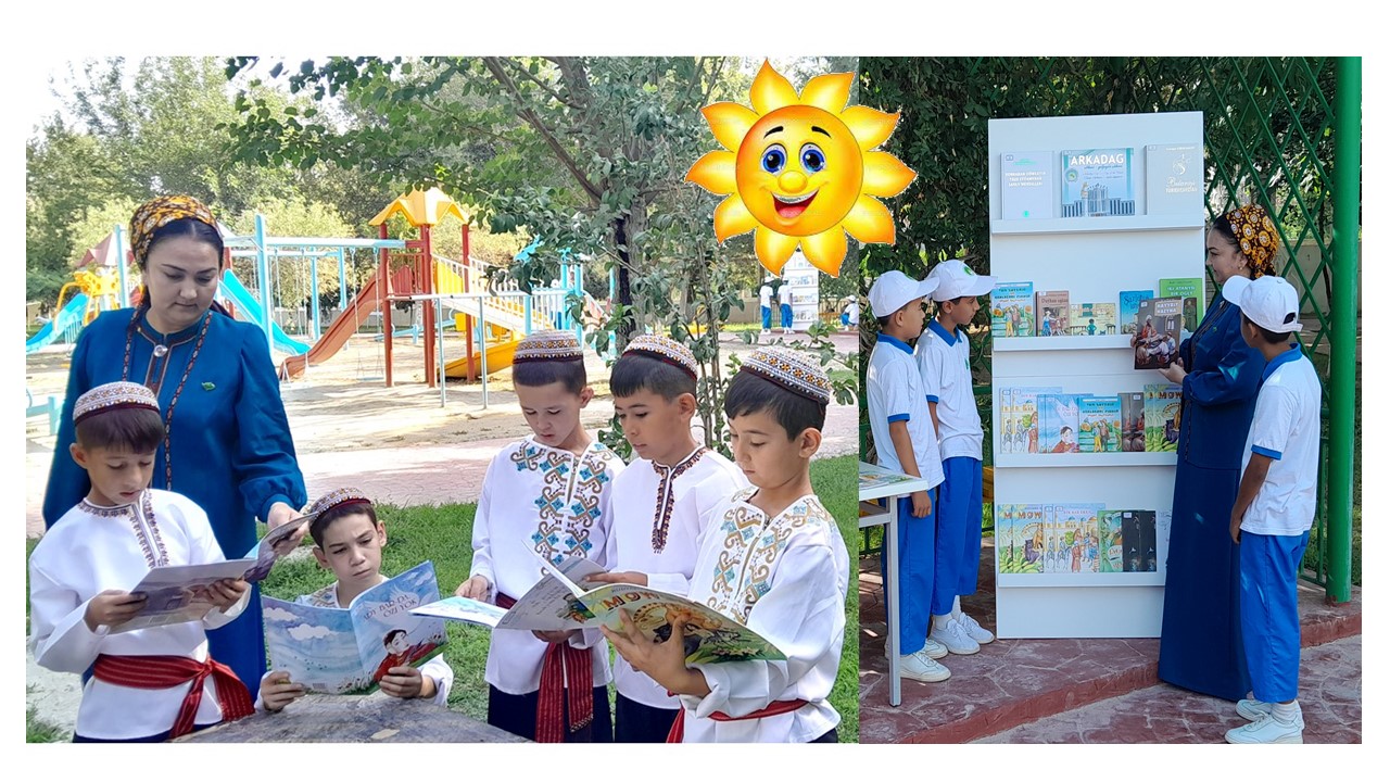 “Kitap çaganyň göwün guşy”