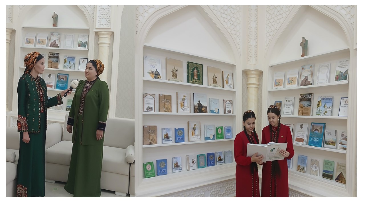 “Gahryman Arkadagymyzyň, Arkadagly Gahryman Serdarymyzyň eserleri ýolumyza şamçyrag”